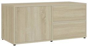 Mobile porta tv rovere sonoma 80x34x36 cm in truciolato