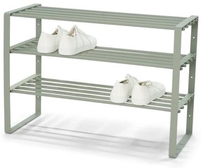 Scarpiera in metallo grigio-verde Rex - Spinder Design