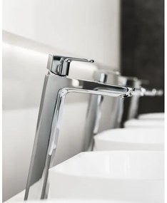 Ravak X070130 - Miscelatore per lavabo FREE 33,4 cm, finitura cromo lucido