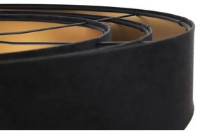 Lampadario su corda TRINITI 1xE27/60W/230V nero/oro