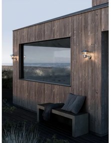 Nordlux - Applique da esterno VEJERS 1xE27/60W/230V IP54 argento