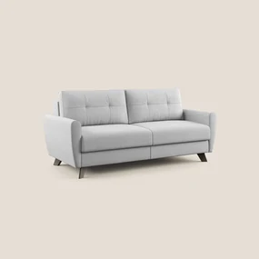 Callisto Divano letto matrimoniale in tessuto ecosostenibile grigio 208 cm (mat. 160x197)