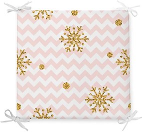 Cuscino natalizio in misto cotone a righe pastello, 42 x 42 cm - Minimalist Cushion Covers