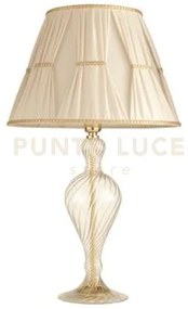 Lampada da tavolo in vetro roxanne h70 lg.roxanne