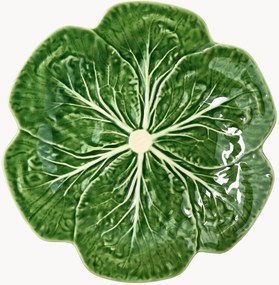 Set di 2 piatti piani dipinti a mano Cabbage
