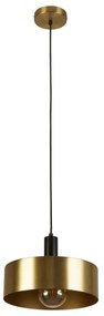 Searchlight 20223-1GO - Lampadario a sospensione con filo KNOX 1xE27/60W/230V oro