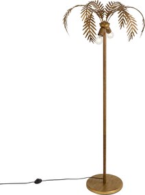 Lampada da terra vintage oro 156 cm 2 luci - Botanica