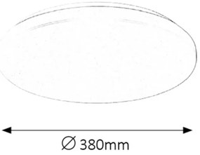 Rabalux 2285 - Plafoniera LED ROB 1xLED/32W/230V arrotondato