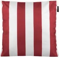Cuscino divano righe rosso 50x50 cm idrorepellente