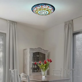 Brilagi - Plafoniera in stile Tiffany LORAS 2xE27/60W/230V
