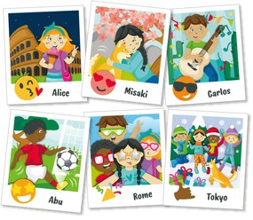 Puzzle Giro del mondo 2 in 1