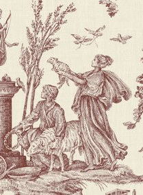 Lewis & Wood Carta da parati Toile Baptiste - Rhone