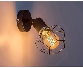 Rabalux 71065 - Applique FRAN 1xE27/40W/230V diametro 12 cm nero