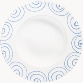 Piatto per pasta fatto a mano Blaugeflammt