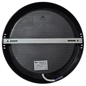 Plafoniera LED ROUND LED/24W/230V 4000K diametro 28,8 cm nero