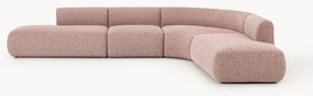 Divano angolare XL componibile in bouclé Sofia