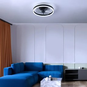 Brilagi LED dimmer con ventilatore 30W 230V 3000-6500K nero + DO