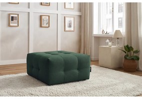 Pouf verde scuro Kleber - Bobochic Paris