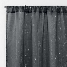 Tende in voile antracite in set da 2 70x200 cm Filiane - douceur d'intérieur