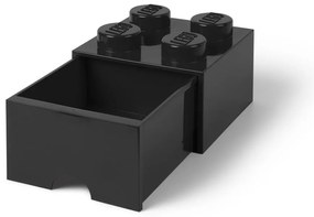 Scatola portaoggetti nera quadrata - LEGO®