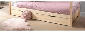 Contenitore sottoletto per bambini di colore naturale 90x200 cm Dallas – Vipack