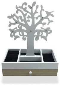 Scatola-Portagioie Versa Albero Legno MDF (24 x 30 x 14 cm)