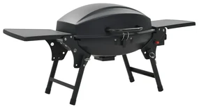 Barbecue E Griglia A Gas Portatile Con Fornello Nero /