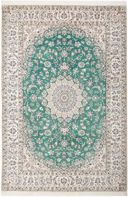 Nain Tappeto persiano 300x200 Verde (Iran) Annodato A Mano