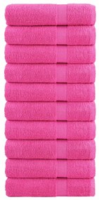 Asciugamani Da Doccia Solund 10 Pz Rosa 70x140 Cm 600 G/m² /