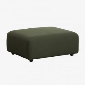 Pouf Divano Componibile Fogler Ciniglia Verde Salvia - Sklum