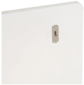 Appendiabiti da parete bianco con ripiano - Casa Selección