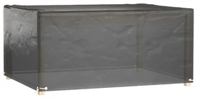 Copri mobili giardino 2pz 8 occhielli 180x135x80cm rettangolare