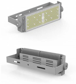 Faro Modulare LED 200W 90° 160lm/W - PHILIPS Xitanium Colore Bianco Freddo 5.000K
