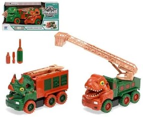 Veicoli di Costruzione Camion con Gru Dinosauri 31 x 16 cm