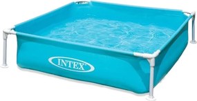 Piscina Quadrata per Bambini 122x122x30 cm, Celeste Intex 57173NP