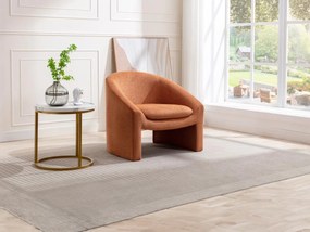 Poltrona in Tessuto Terracotta - OSSANA