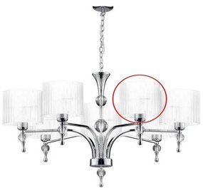 Azzardo - Paralume di ricambio per lampadario IMPRESS diametro 18 cm