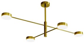 Lampadario a sospensione con supporto rigido LED 4xLED/12W/230V 4000K oro