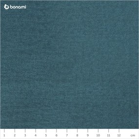 Divano letto in velluto blu Luca - Milo Casa