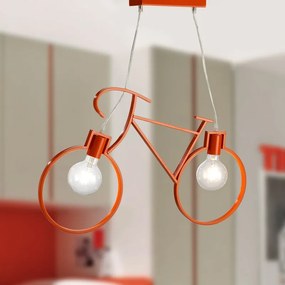 Lampadario Pop Lampadario Pop Bike rame 2x E27 rame paralume rame 2x E27