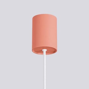Sollux SL.1754 - Lampadario a sospensione con filo HALO 1xG9/8W/230V diametro 12 cm rosa