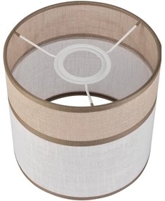 Paralume di ricambio ANDREA E27 Ø16 cm beige/grigio