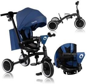 Lionelo - Triciclo per bambini TRIS PLUS Blue Denim