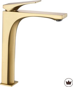Rubinetto da lavabo PREMIUM Rea Joe Brush Gold High