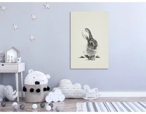 Quadro  Fluffy Bunny (1 Part) Vertical  Larghezza x Altezza Home decor 40x60