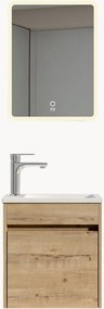 Lavabo con mobiletto e specchio Borkum