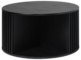 Tavolino rotondo nero ø 85 cm Siena - Unique Furniture