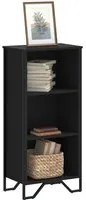 Libreria Nera 50x31x106 cm in Legno Multistrato 848604