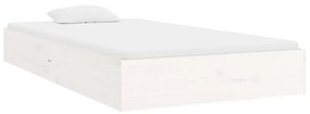 Giroletto bianco in legno massello 90x200 cm