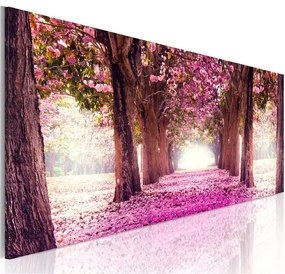 Quadro Fuchsia giardino  Colore Marrone, Dimensioni e Misure 150x50